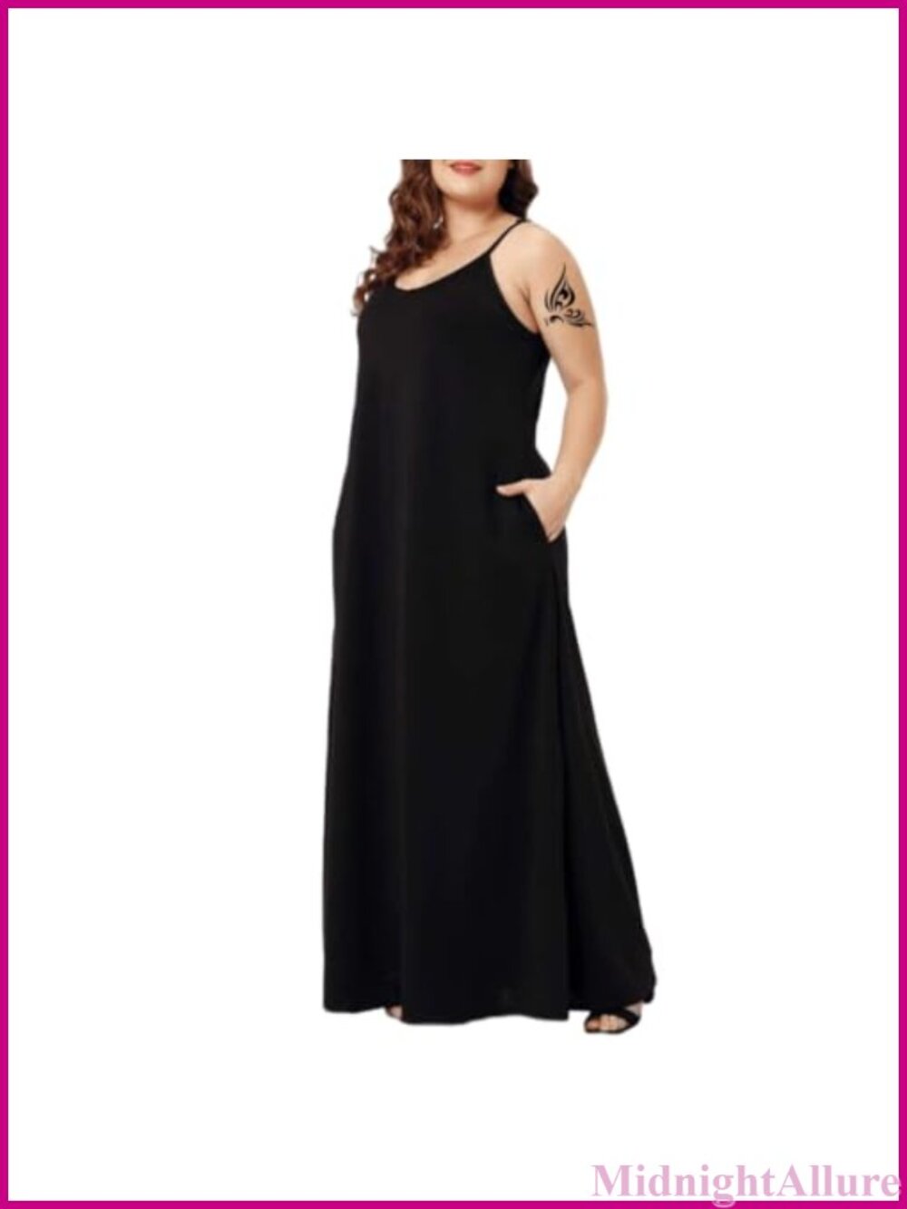 Women's Boho Sleeveless Spaghetti Strap Maxi Dress Beach Summer